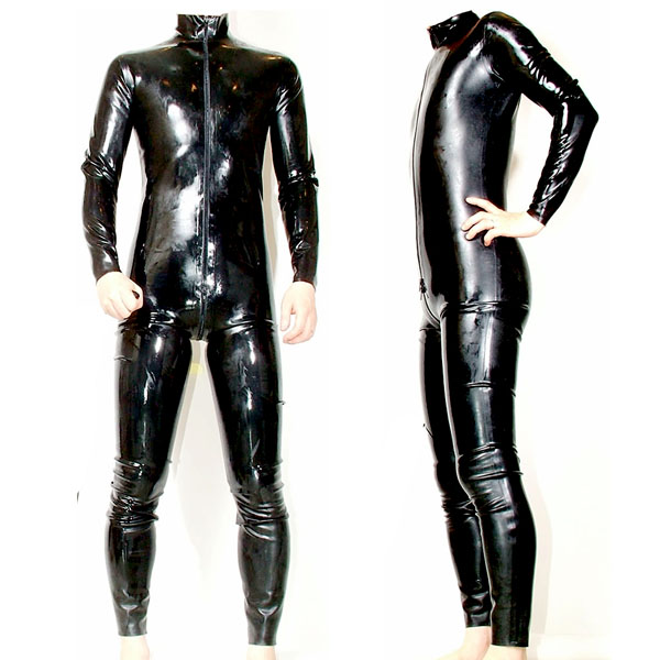 ラバーキャットスーツ メンズS (ラテックス rubber latex - アンダーウェア